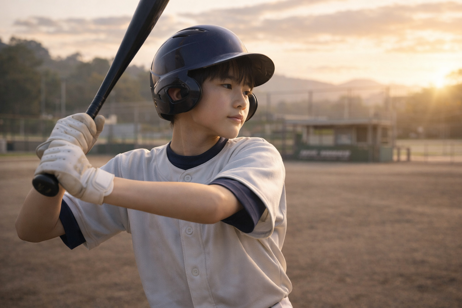 夕食後に早めの時間で食事を終え、その後しっかりと睡眠をとるジュニアアスリートの生活リズムの様子